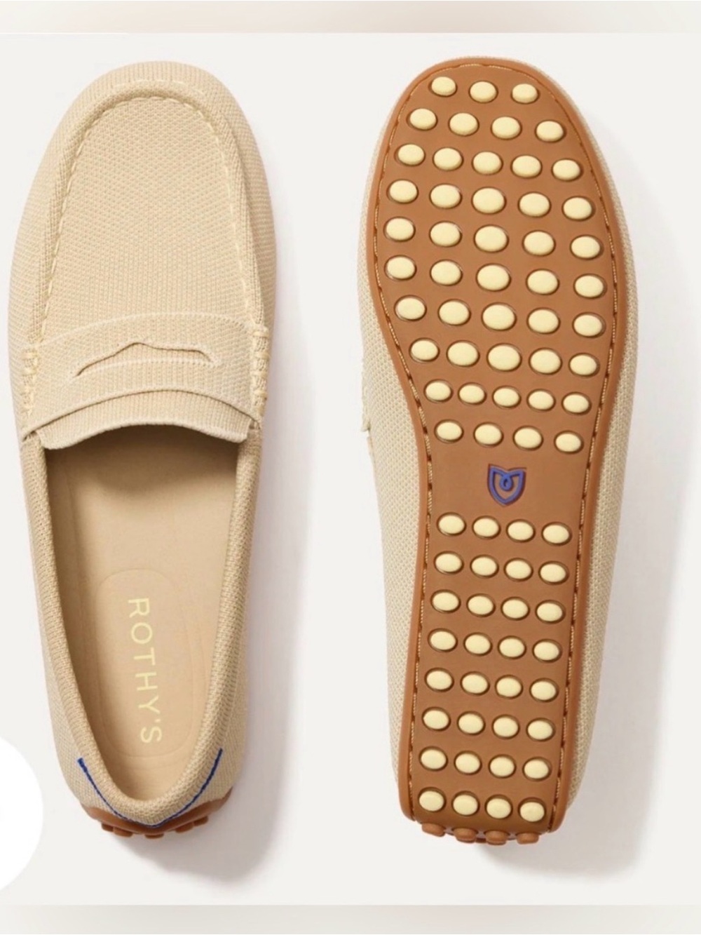 Rothy's The Daily Driving Loafer in Sesame size 7.5